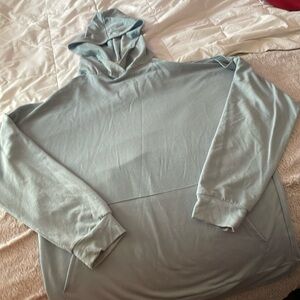 Women’s large open shoulder hoodie